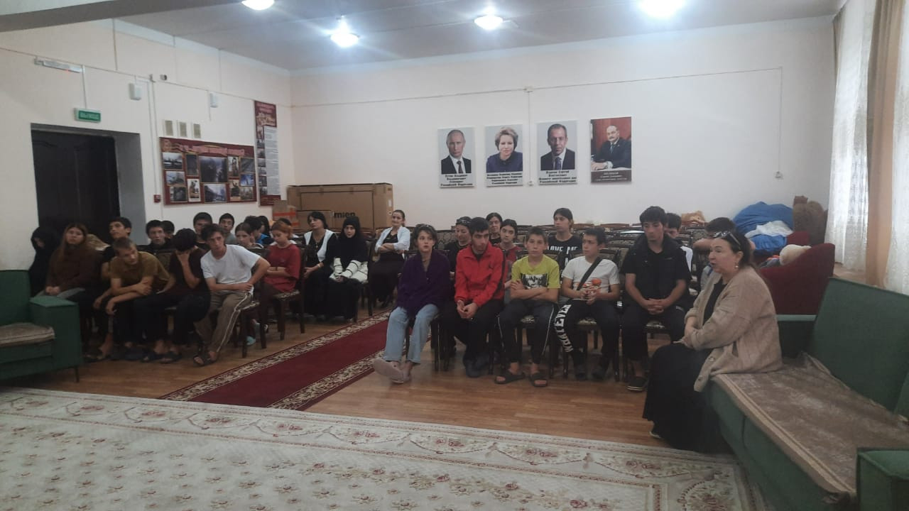 Встреча с тренерами спортсменами о профилактики терроризма и пагубных привычек