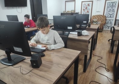 Компьютерный класс в детском доме №7