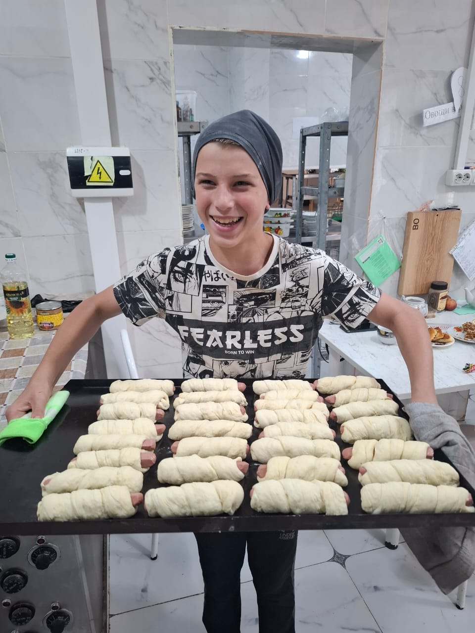 Воспитанники Детского дома №7 развивают свои таланты на кухне.