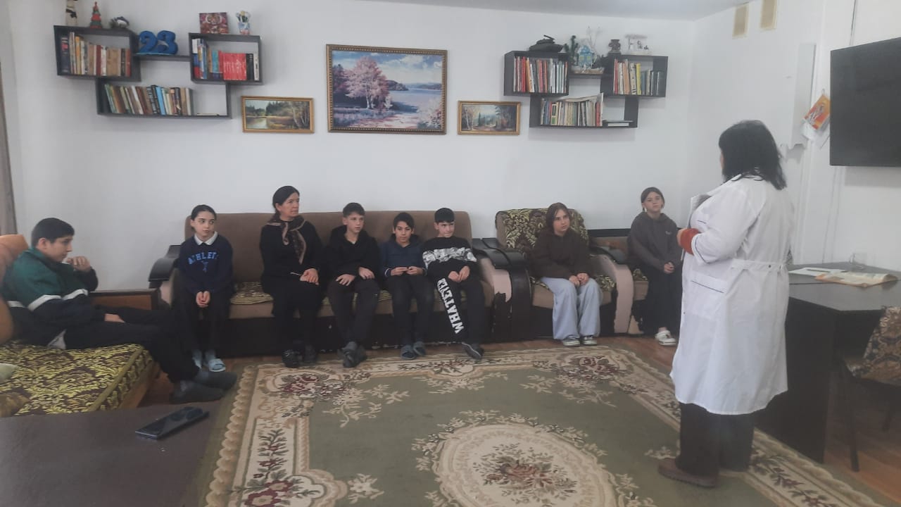 21 января воспитанникам детского дома была проведена беседа: «Профилактика гриппа и простудных заболеваний».