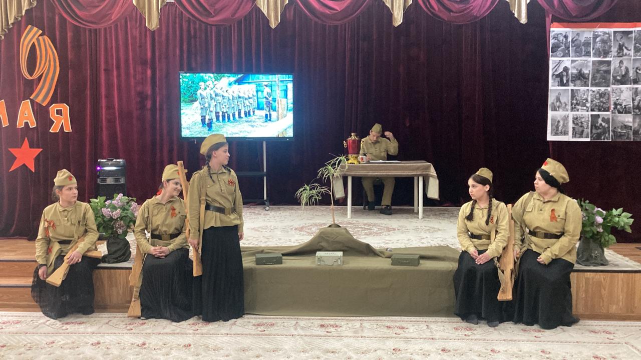 Сценарий музыкально театральной постановки по повести Б. Васильева «А зори здесь тихие…» для детского дома № 7 ко Дню Победы