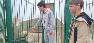 Подопечные  детского дома №7 в гостях у  Дагестанской таможни.