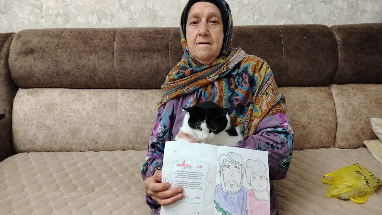 Тепло сердец воспитанников детского дома для пожилых людей ❤️»